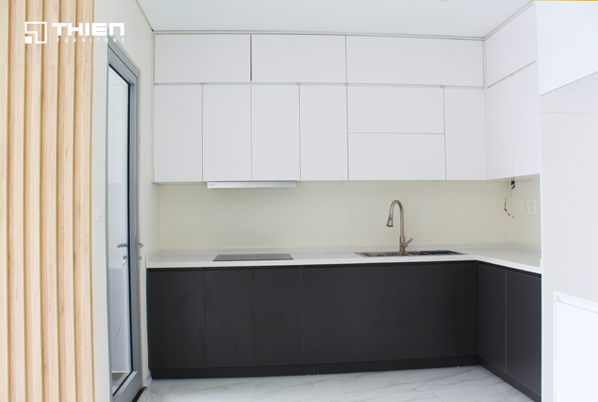 Thi công tủ bếp gỗ công nghiệp